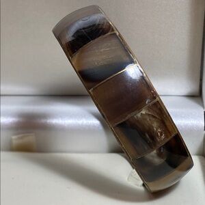 Vintage Horn or Shell  Inlayed  Bracelet